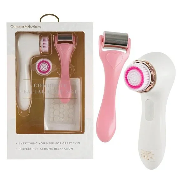 Catherine Malandrino ✦ Facial Set ✦ Cleansing Brush Ice Roller & Acne Dot NWT - Picture 2 of 9